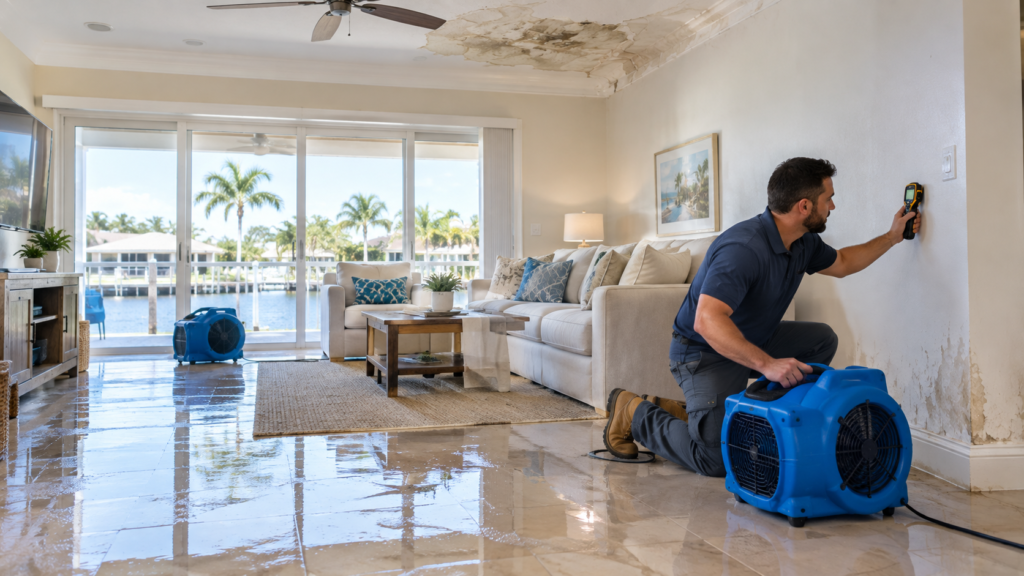 Water Damage in Cape Coral: Causes, Warning Signs & First Steps